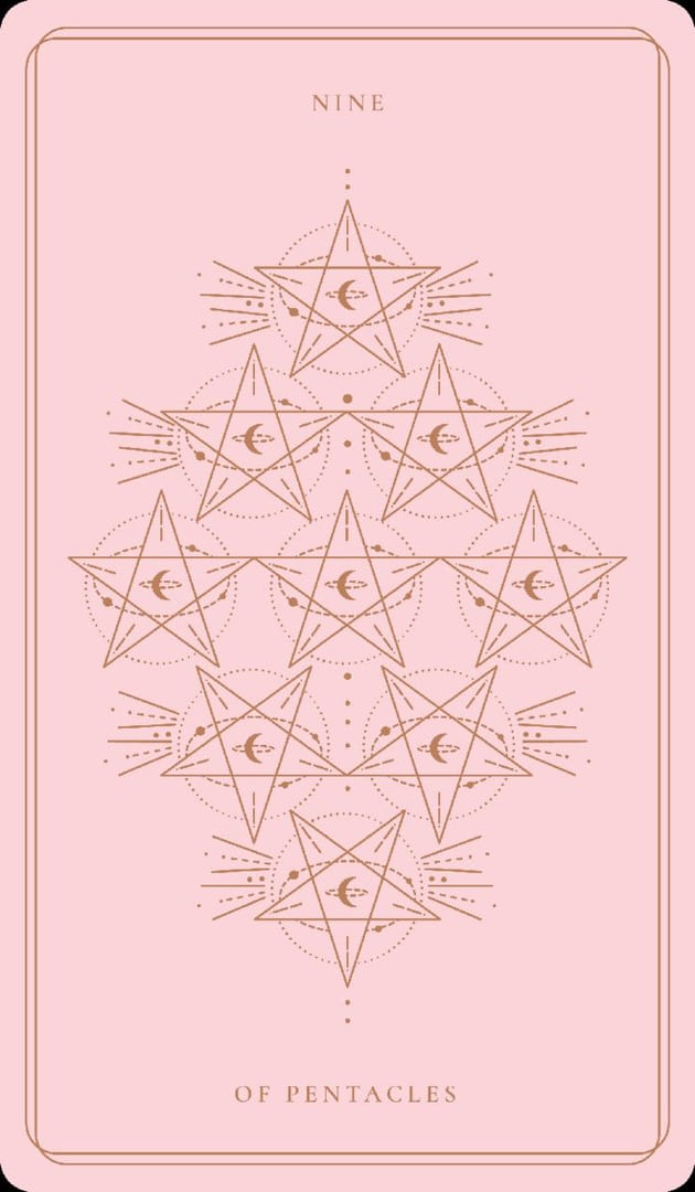 Nueve de Oros — Soul Cards Tarot