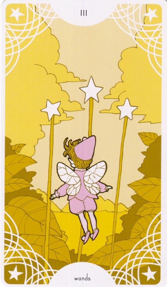 Three of Wands — Star Spinner Tarot