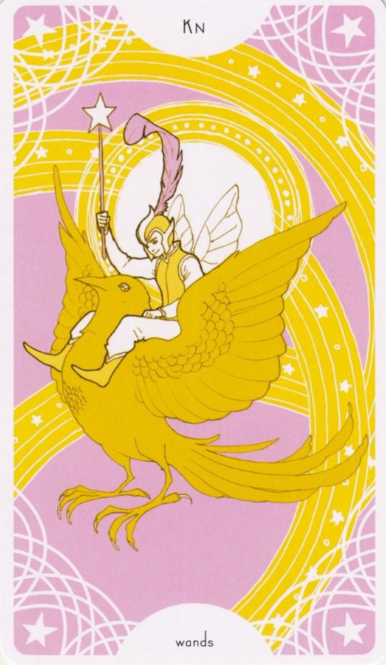 Caballo de Bastos — Star Spinner Tarot