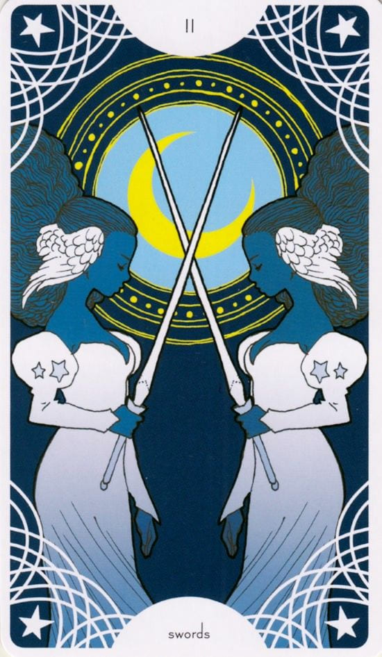 Two of Swords — Star Spinner Tarot
