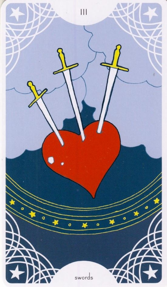 Three of Swords — Star Spinner Tarot
