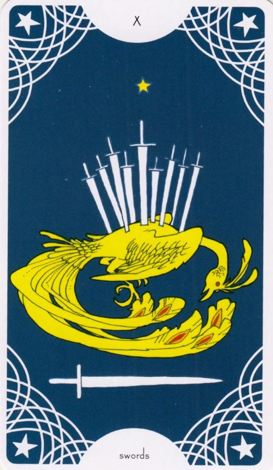 Ten of Swords — Star Spinner Tarot