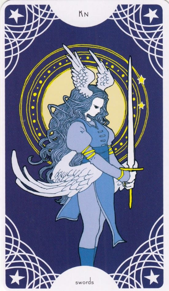 Caballo de Espadas — Star Spinner Tarot