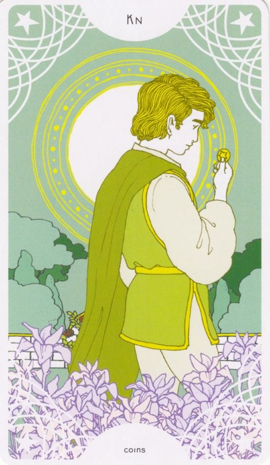 Caballo de Oros — Star Spinner Tarot