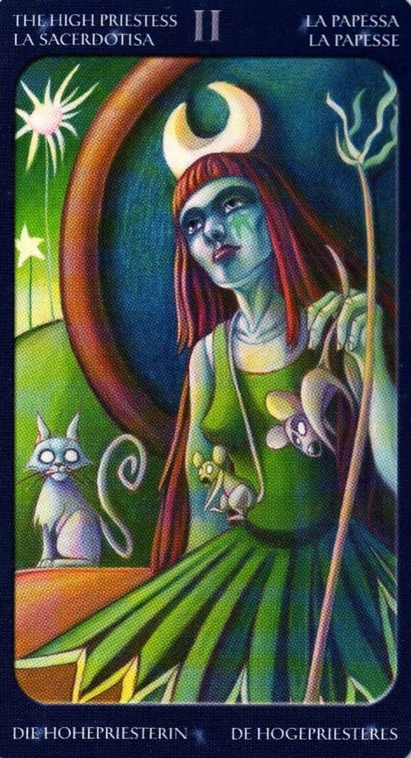 The High Priestess — Sweet Twilight Tarot