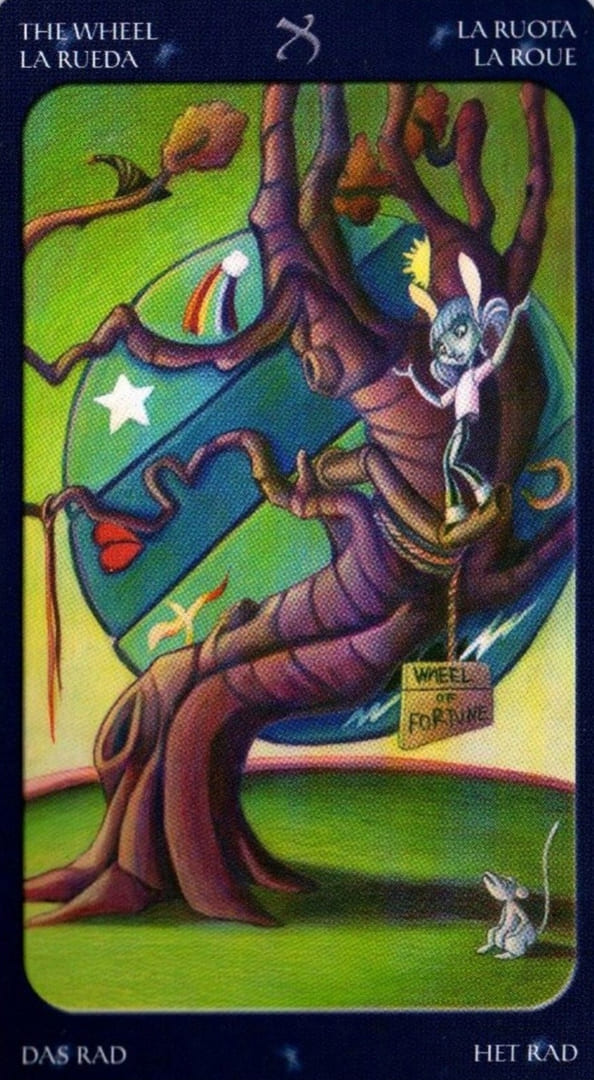 La Rueda de la Fortuna — Sweet Twilight Tarot