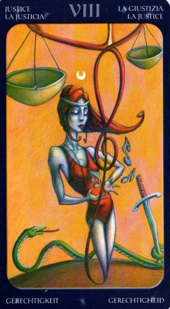 La Justicia — Sweet Twilight Tarot