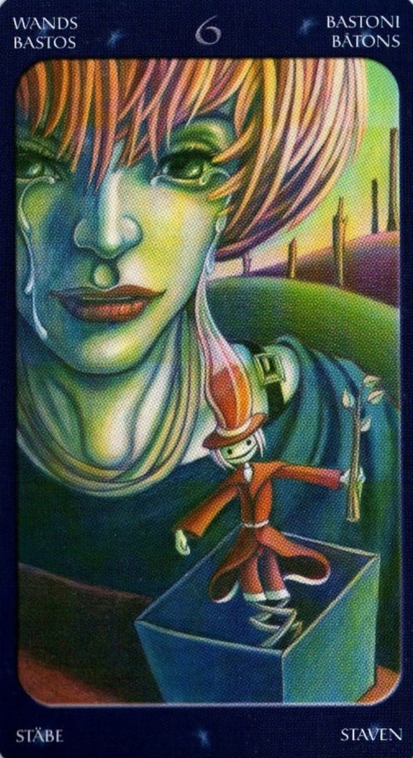 Six of Wands — Sweet Twilight Tarot