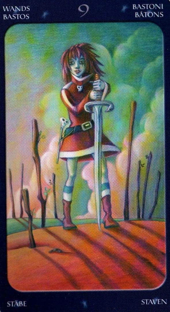 Nine of Wands — Sweet Twilight Tarot