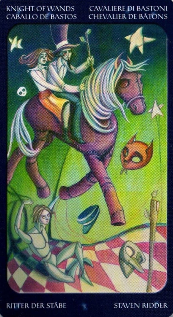 Knight of Wands — Sweet Twilight Tarot