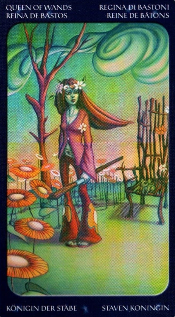 Queen of Wands — Sweet Twilight Tarot