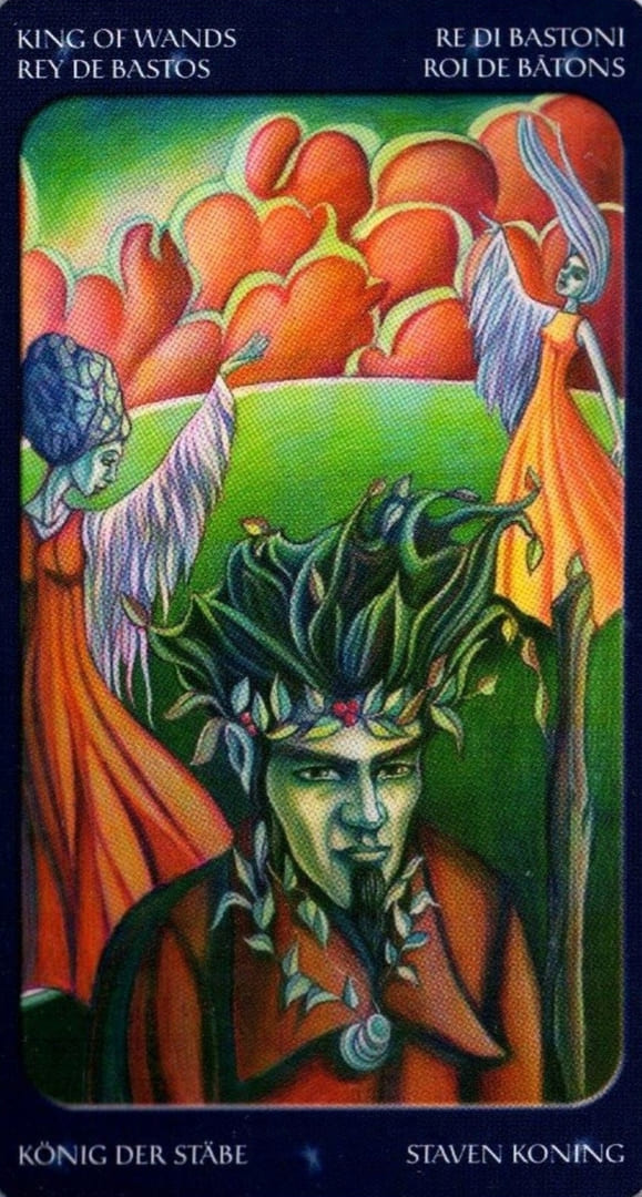 Rey de Bastos — Sweet Twilight Tarot