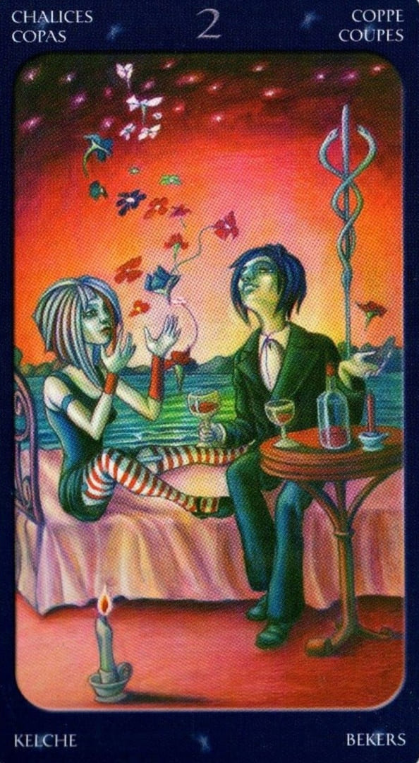 Two of Cups — Sweet Twilight Tarot