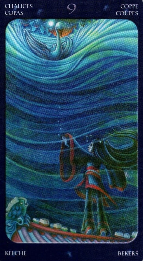 Nueve de Copas — Sweet Twilight Tarot