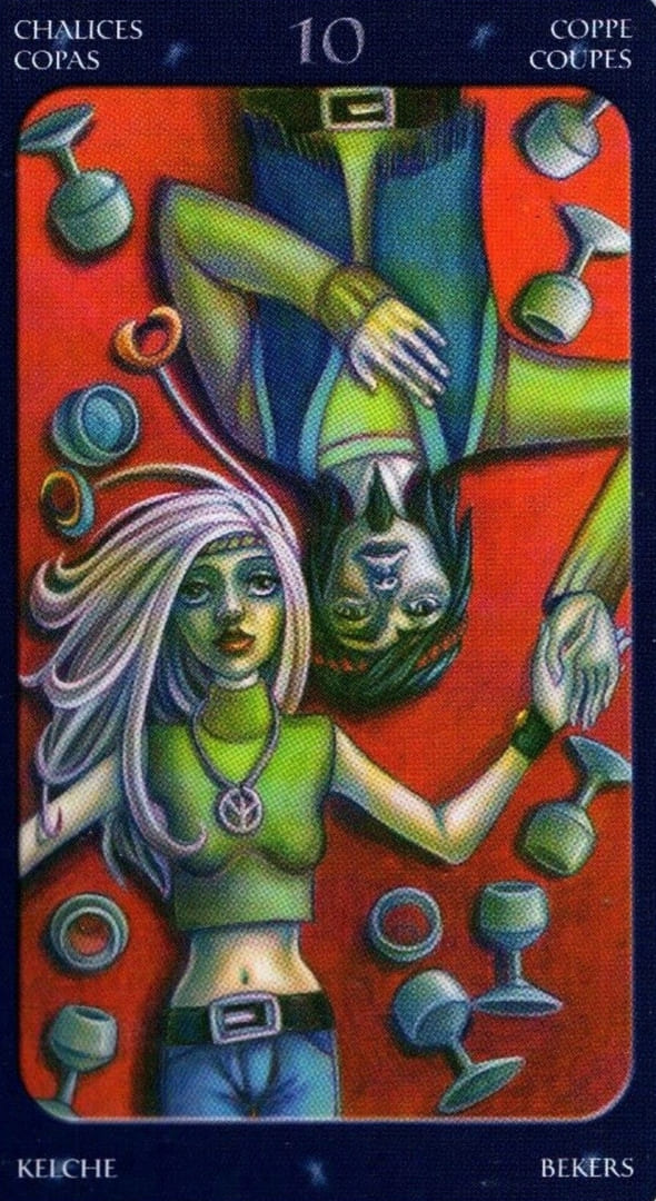 Diez de Copas — Sweet Twilight Tarot