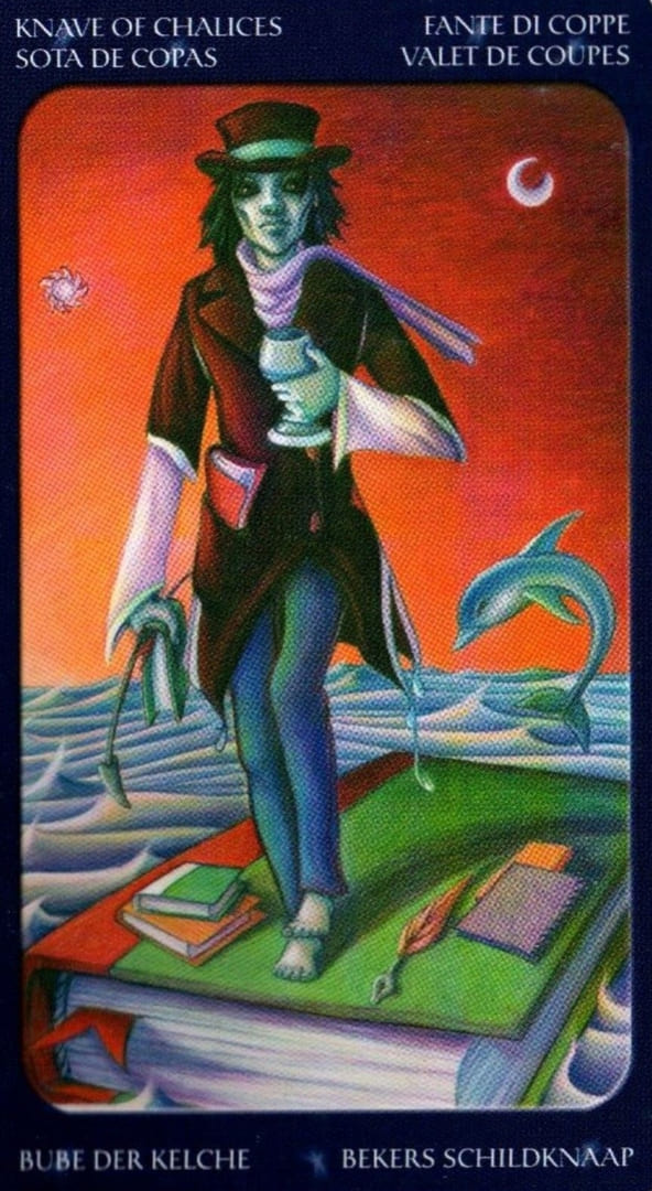 Sota de Copas — Sweet Twilight Tarot