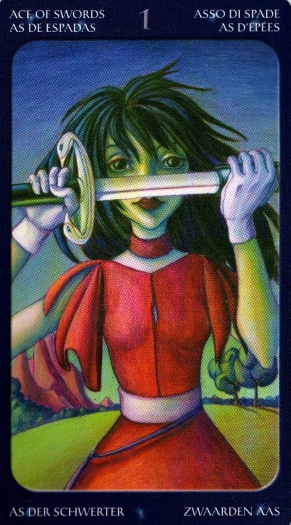 As de Espadas — Sweet Twilight Tarot