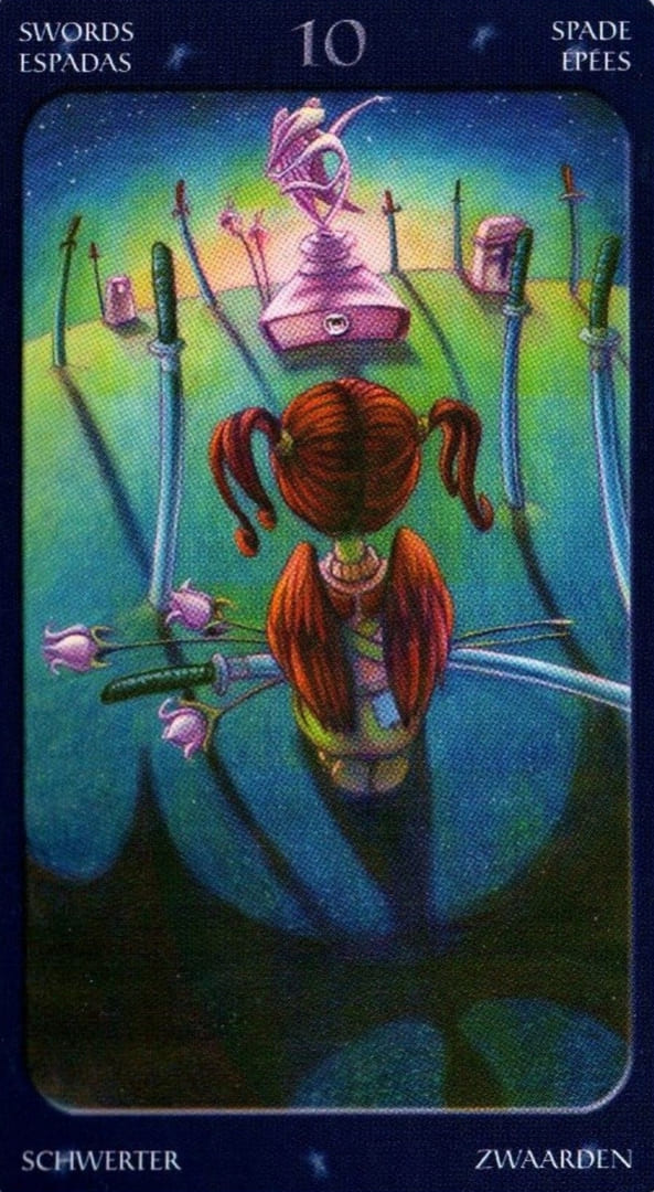 Ten of Swords — Sweet Twilight Tarot