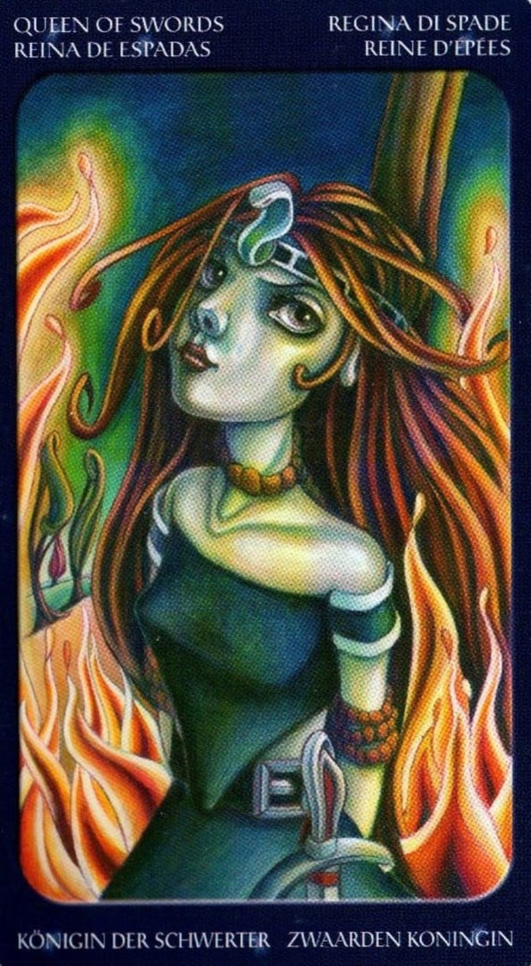 Queen of Swords — Sweet Twilight Tarot