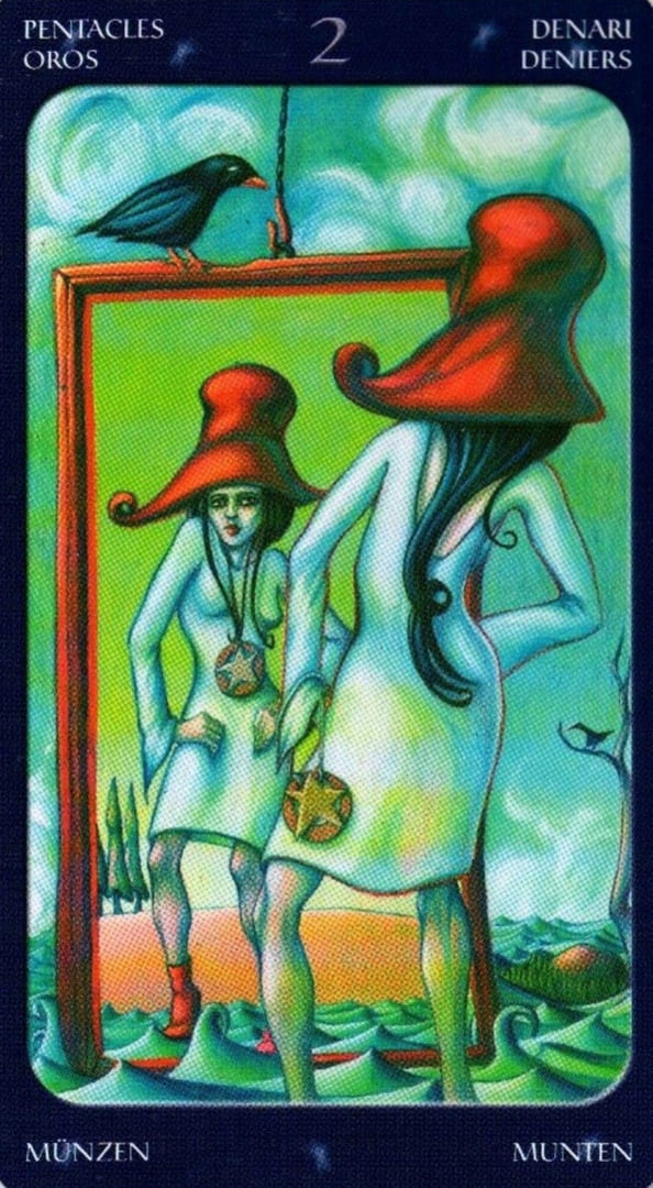 Two of Pentacles — Sweet Twilight Tarot