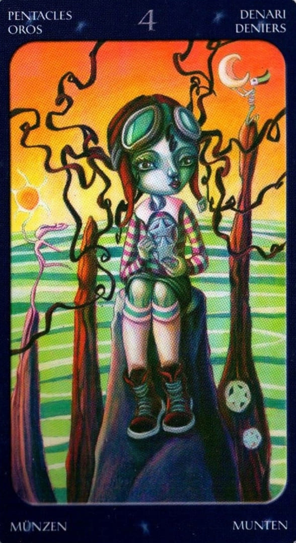 Four of Pentacles — Sweet Twilight Tarot