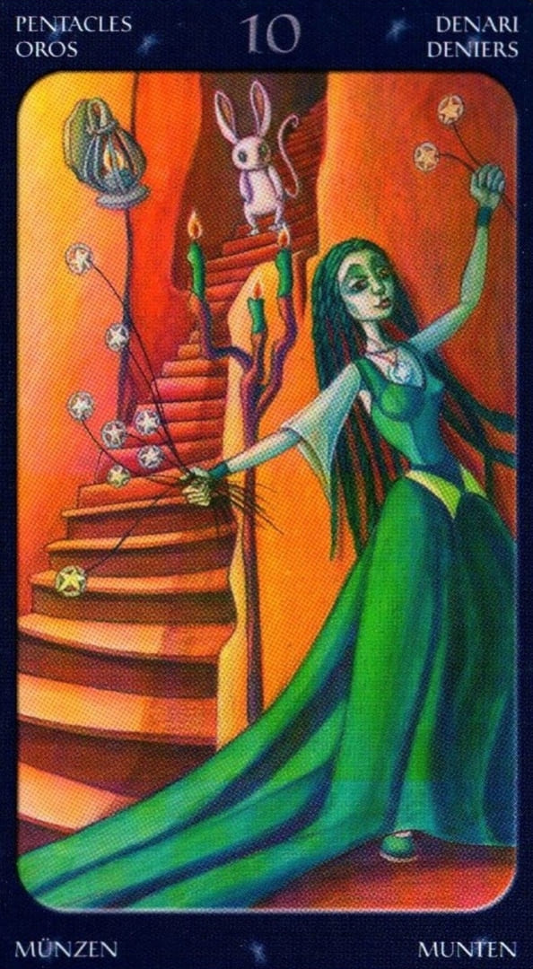 Diez de Oros — Sweet Twilight Tarot