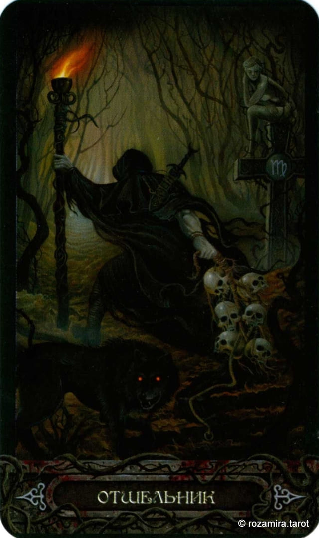 The Hermit — Tarot of Vampyres