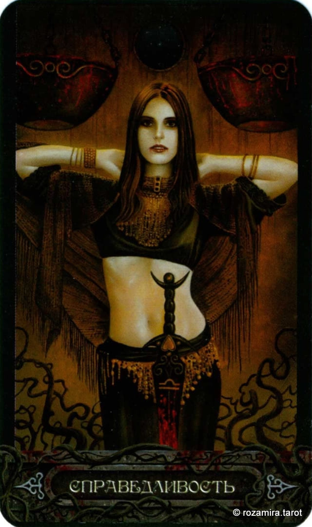 Justice — Tarot of Vampyres