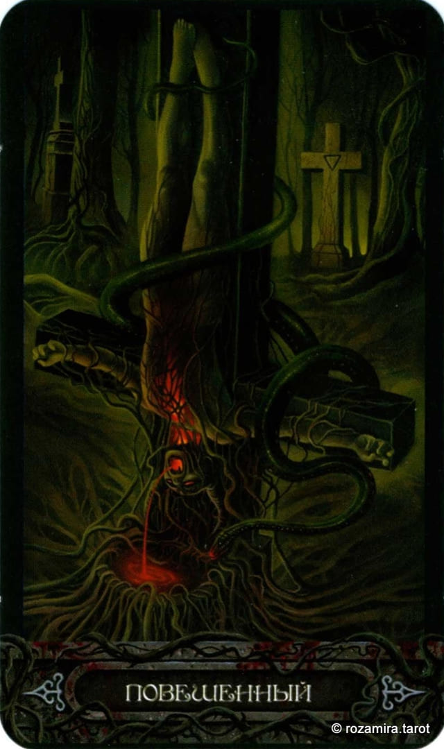 The Hanged Man — Tarot of Vampyres