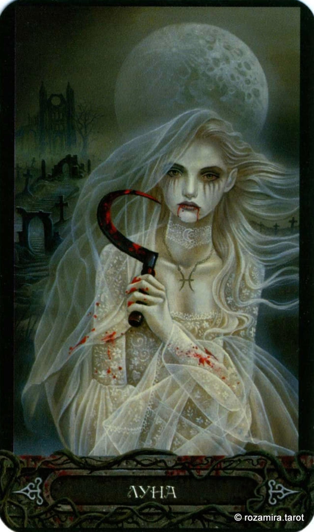 The Moon — Tarot of Vampyres