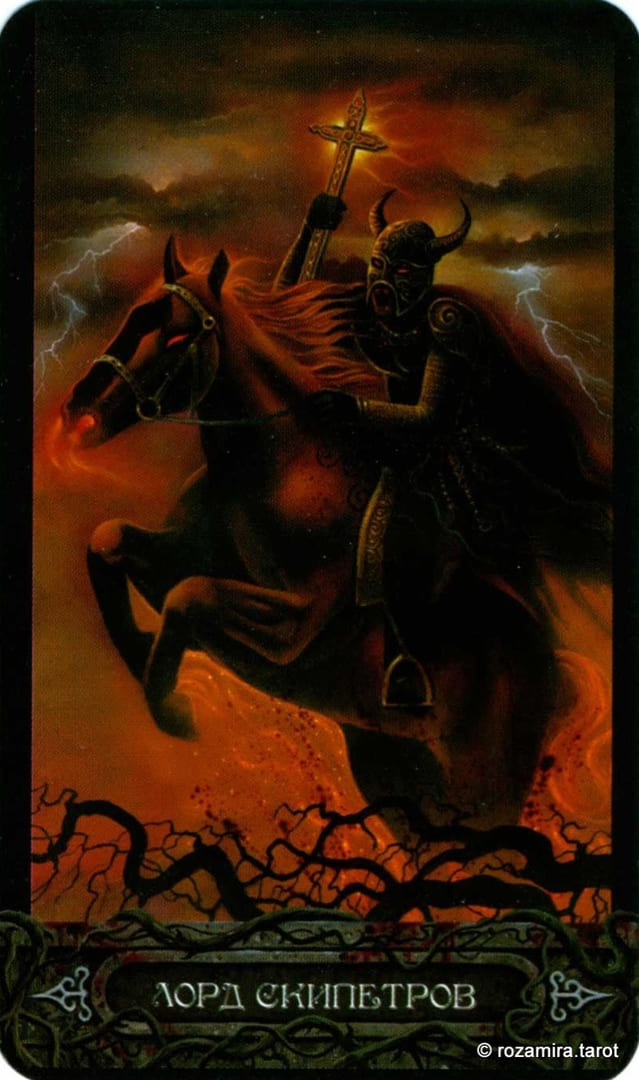King of Wands — Tarot of Vampyres