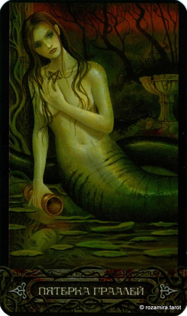 Five of Cups — Tarot of Vampyres