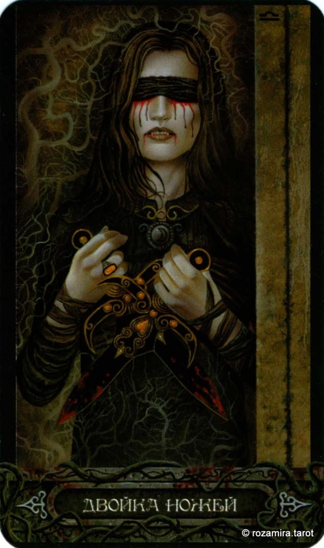 Two of Swords — Tarot of Vampyres