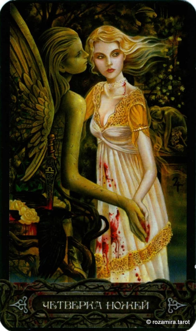 Four of Swords — Tarot of Vampyres