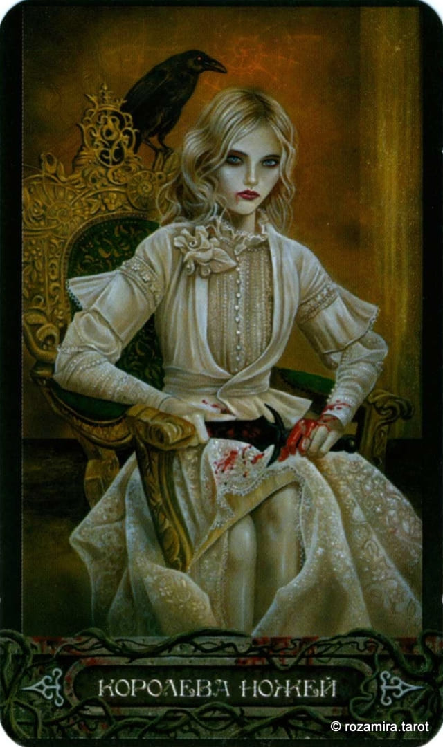 Queen of Swords — Tarot of Vampyres