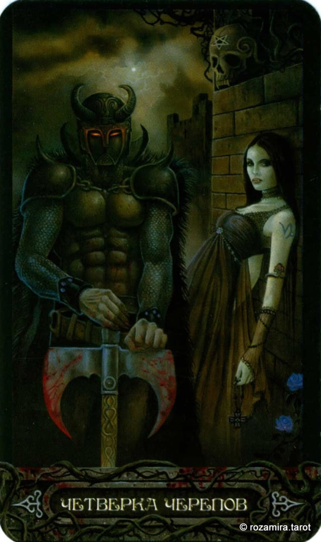 Four of Pentacles — Tarot of Vampyres