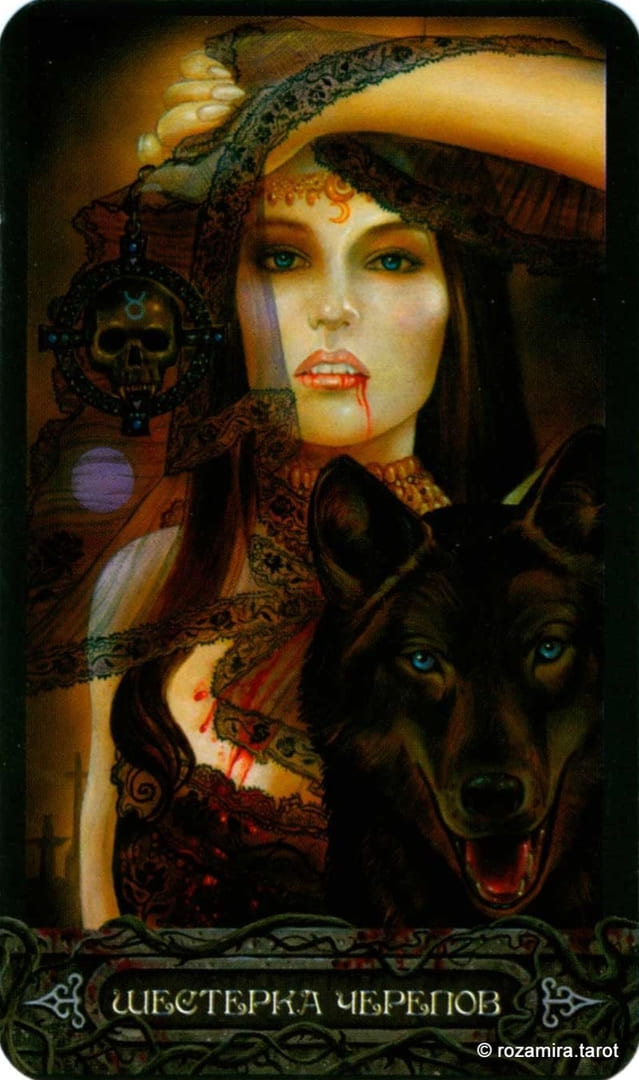 Six of Pentacles — Tarot of Vampyres
