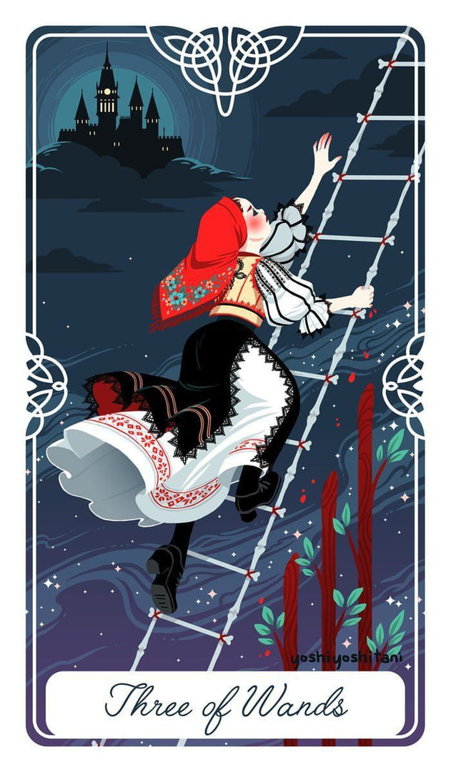 Three of Wands — Tarot of the Divine