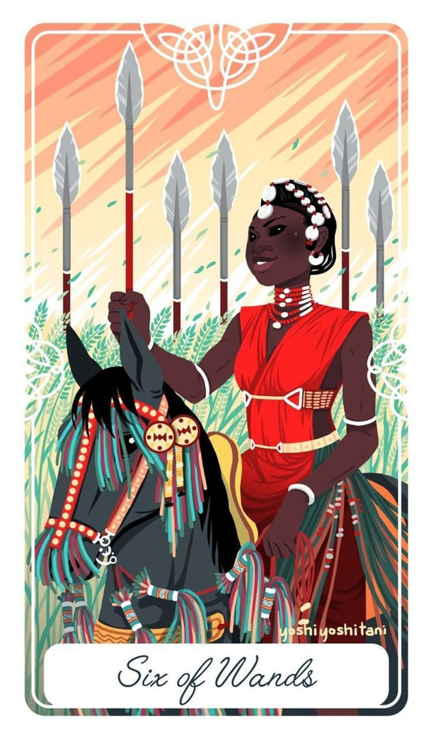 Six of Wands — Tarot of the Divine