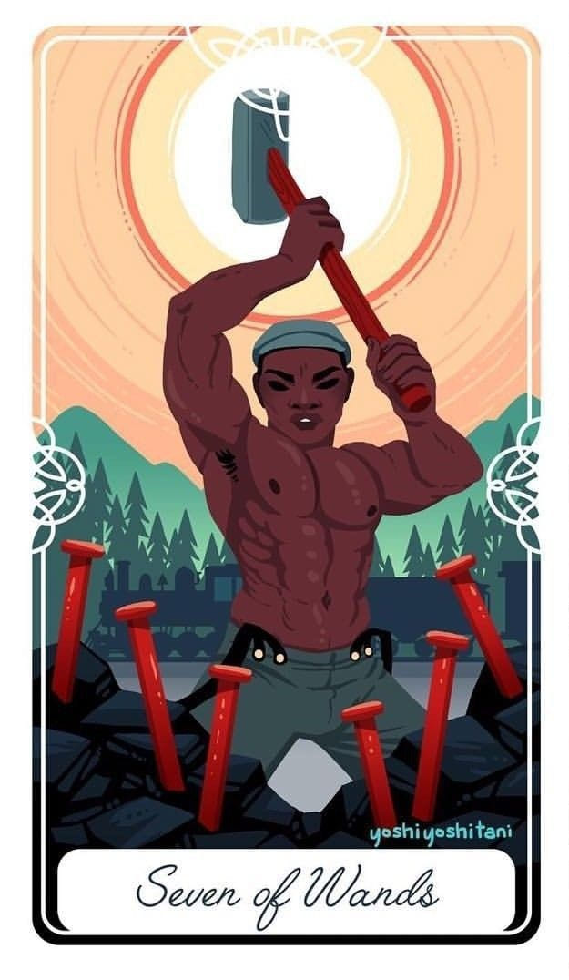 Seven of Wands — Tarot of the Divine