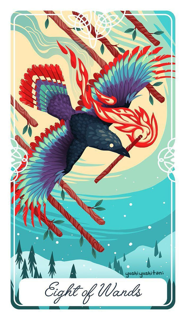 Eight of Wands — Tarot of the Divine