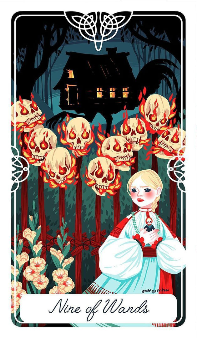Nine of Wands — Tarot of the Divine