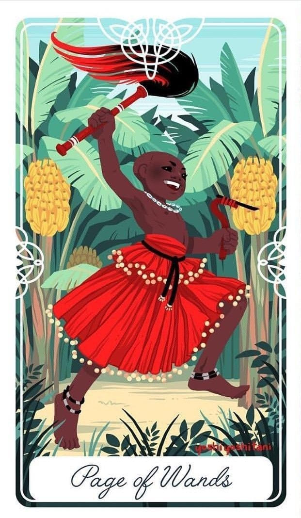 Page of Wands — Tarot of the Divine