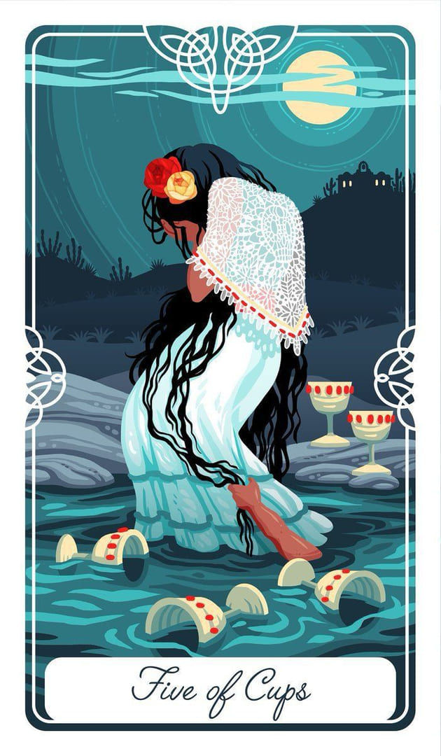 Five of Cups — Tarot of the Divine