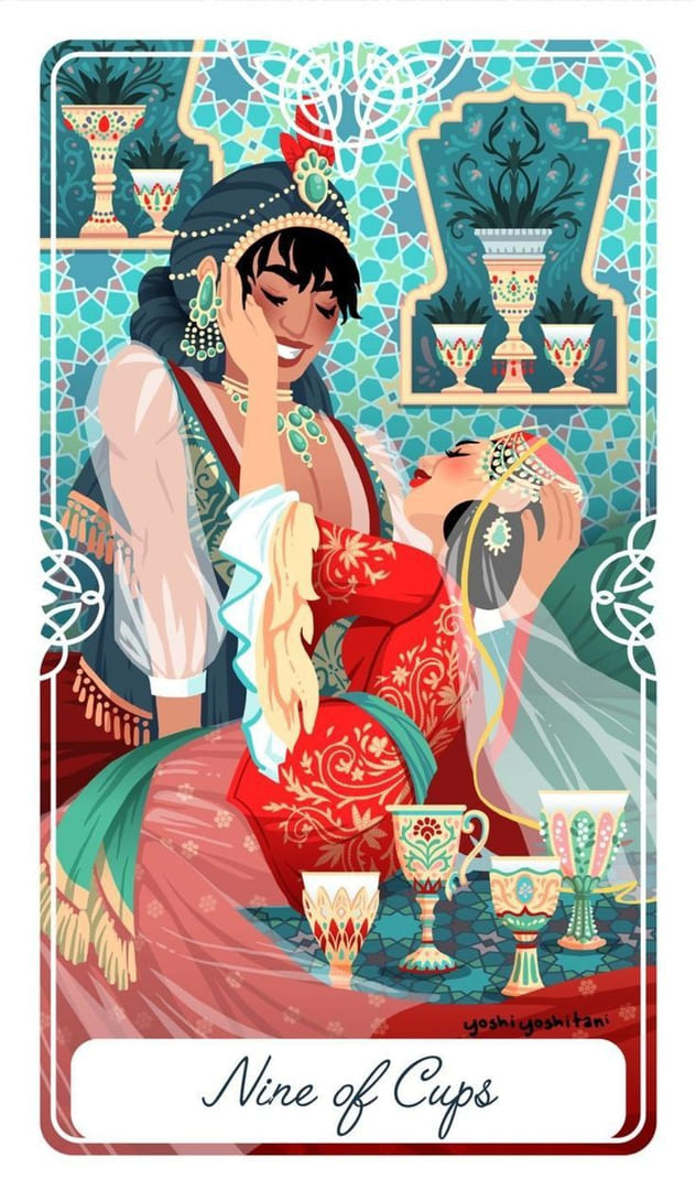 Nine of Cups — Tarot of the Divine