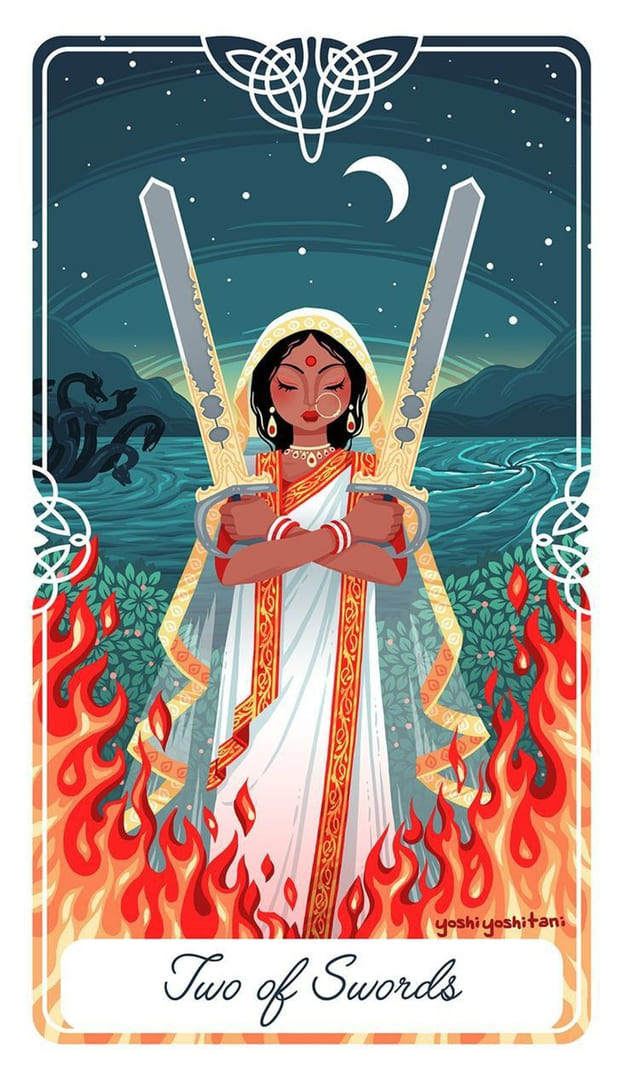 Two of Swords — Tarot of the Divine
