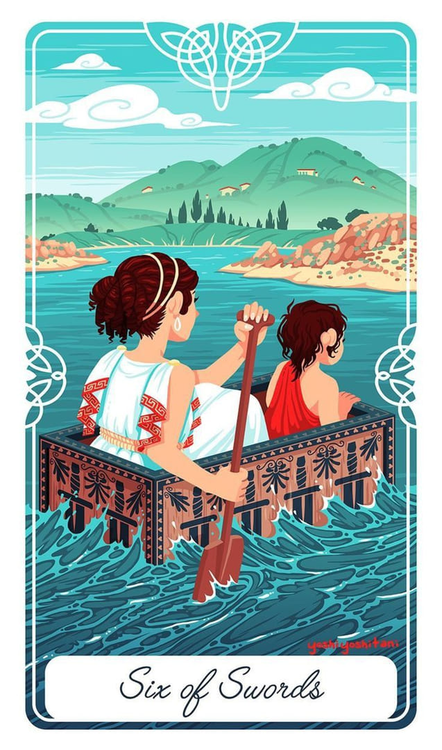 Six of Swords — Tarot of the Divine