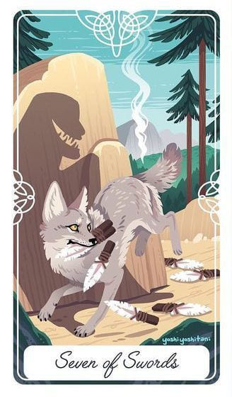 Seven of Swords — Tarot of the Divine