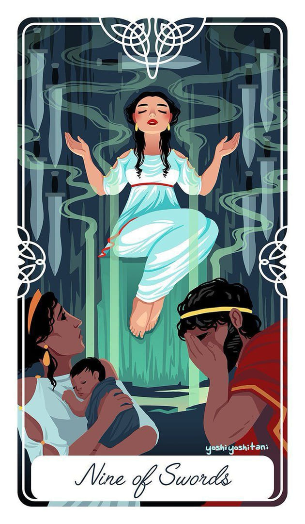 Nine of Swords — Tarot of the Divine