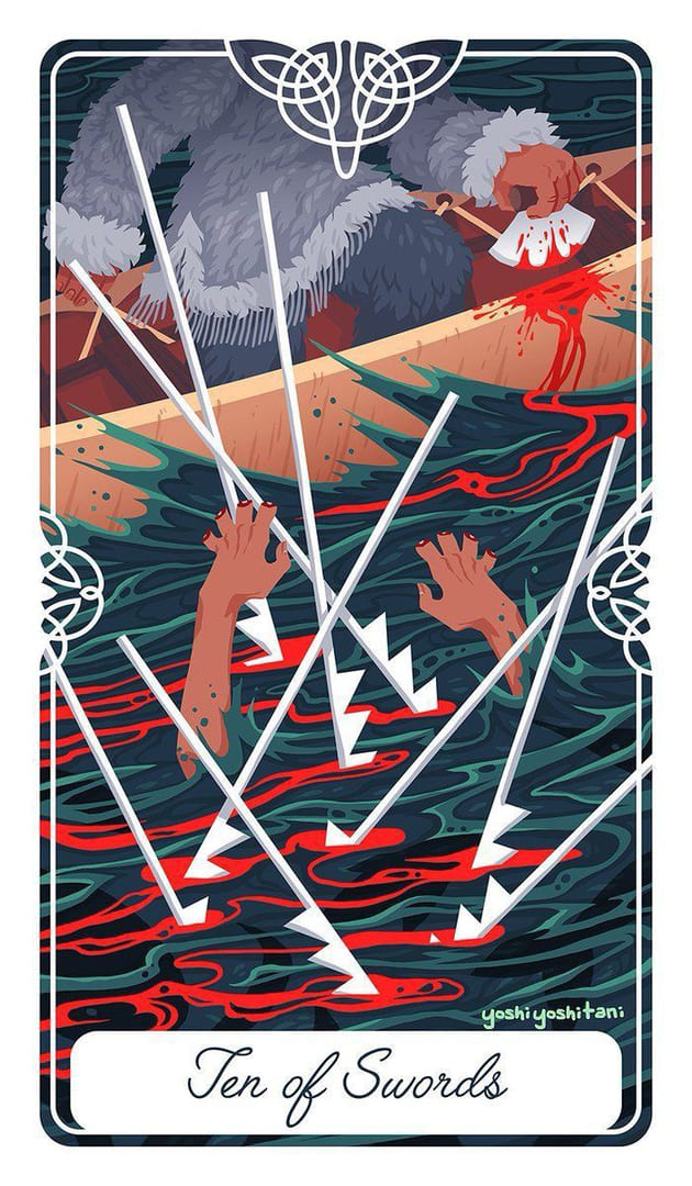Ten of Swords — Tarot of the Divine